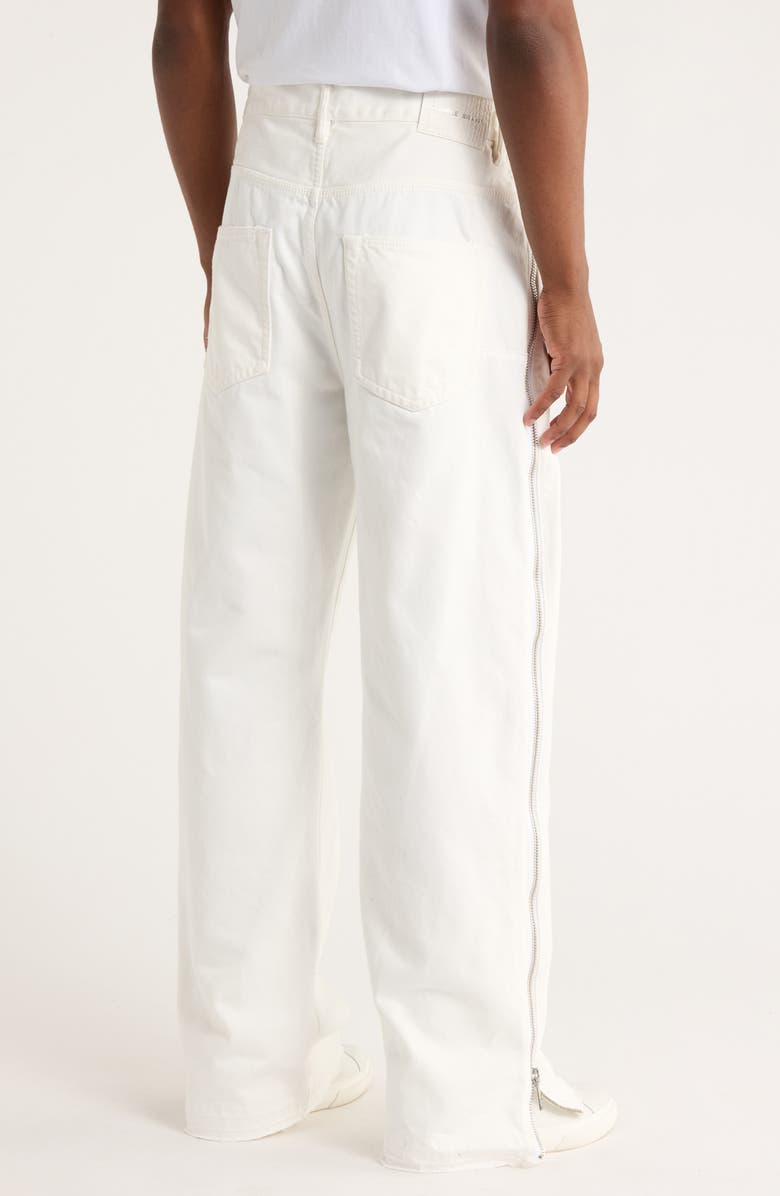 PURPLE BRAND P018 Wide Leg Jeans, Alternate, color, Side Zip White