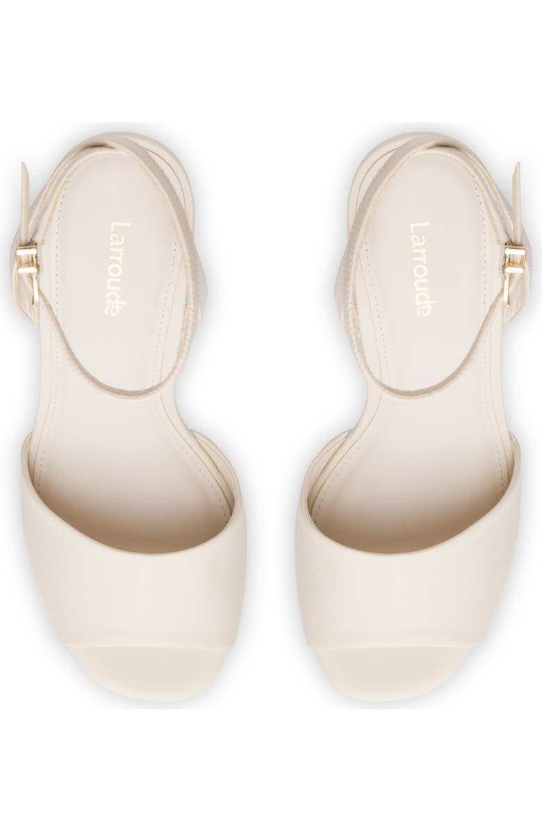 Larroudé Yves Ankle Strap Wedge Sandal, Alternate, color,