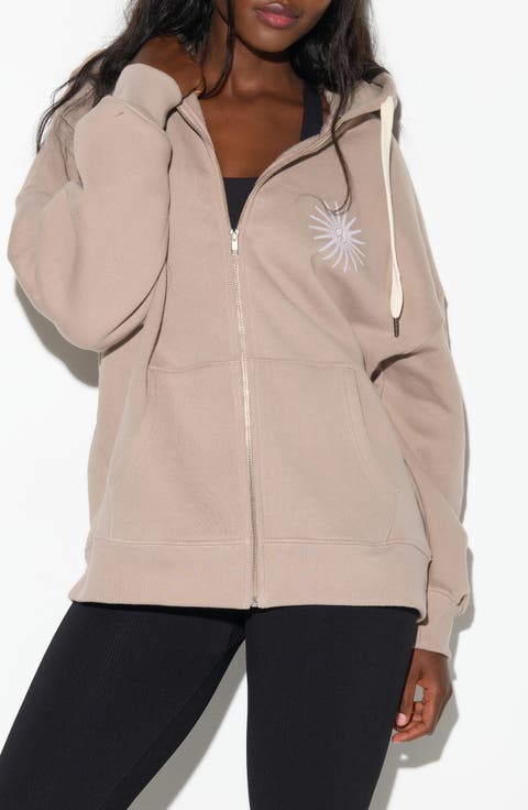 Emit Peace Boyfriend Zip Hoodie