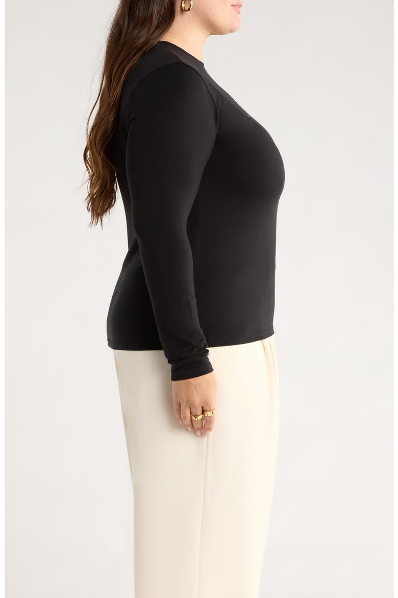 Long Sleeve T-Shirt, Alternate, color, BLACK