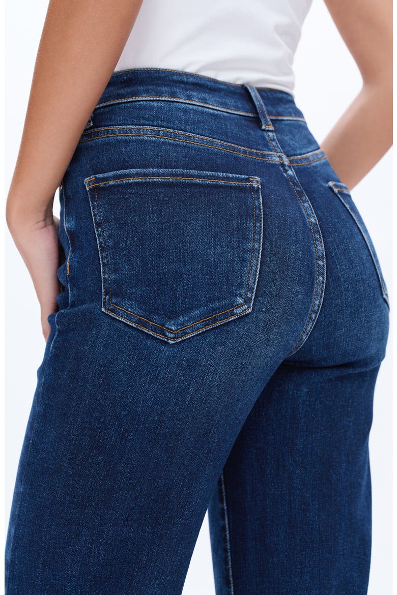 Linda High Waist Wide Leg Jeans, Alternate, color, DEEP SEA