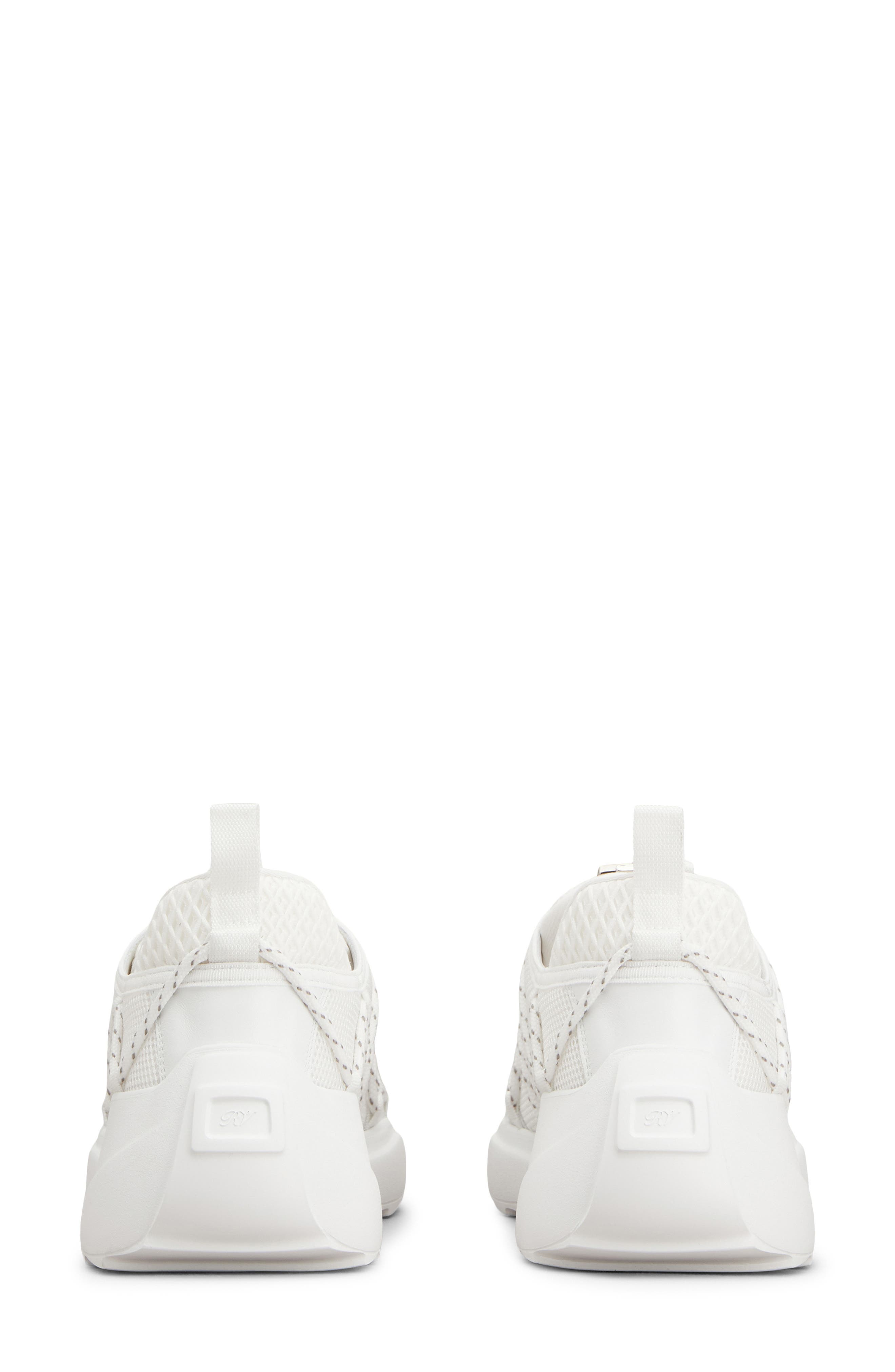 Roger Vivier Viv' Zag Sneaker, Alternate, color, Bianco