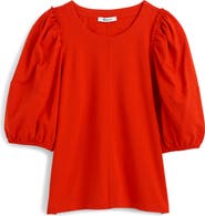 Madewell Puff Sleeve Cotton T-Shirt