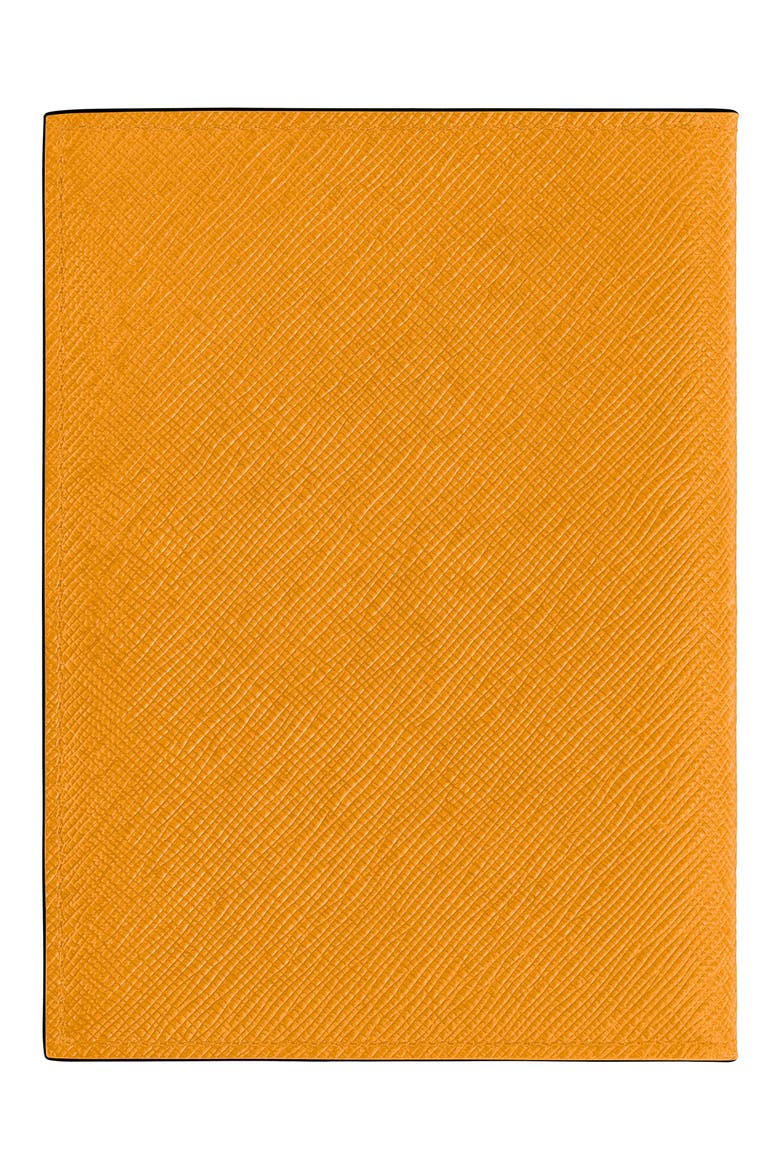 Sartorial Leather Passport Case, Alternate, color, YELLOW