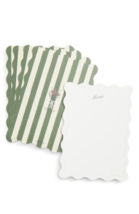 20-Pack Fruits & Couples Menu Cards