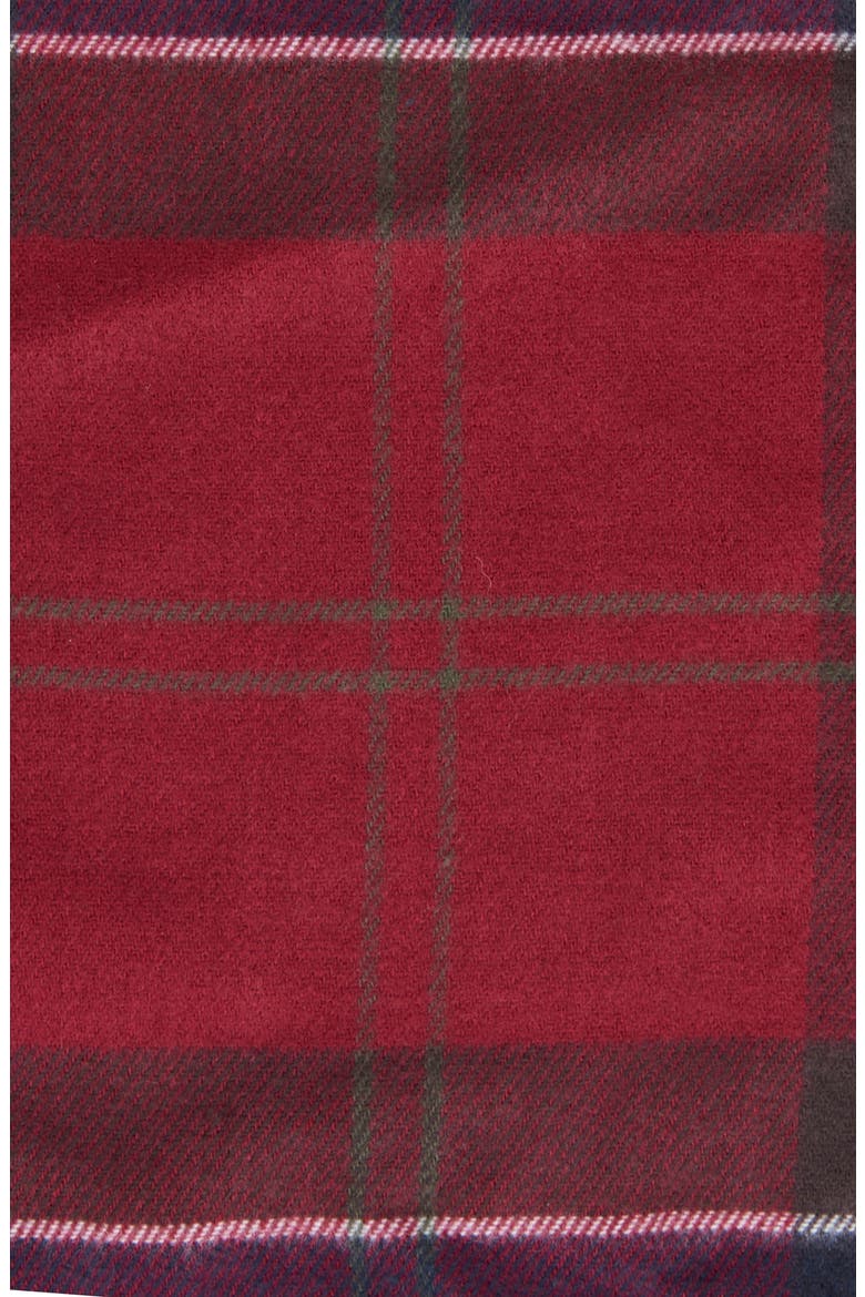 Galingale Tartan Scarf, Alternate, color, RED