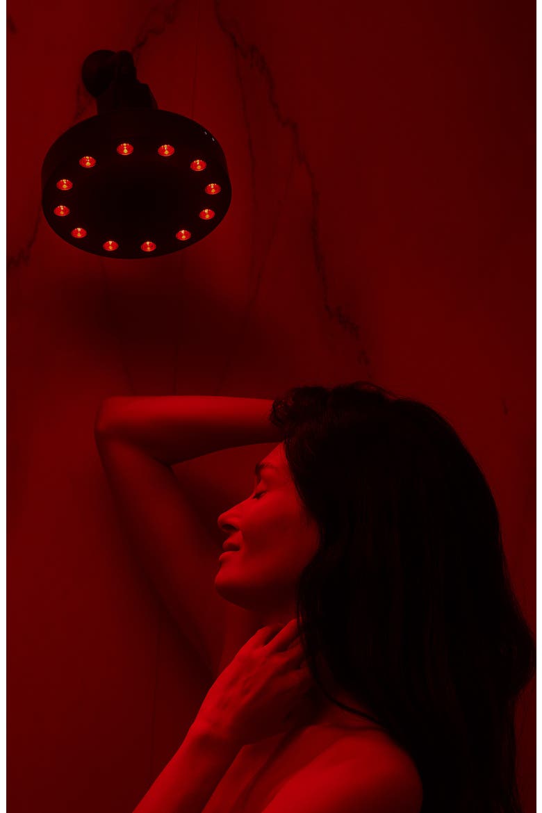 Red Light Shower Filter, Alternate, color, BLACK