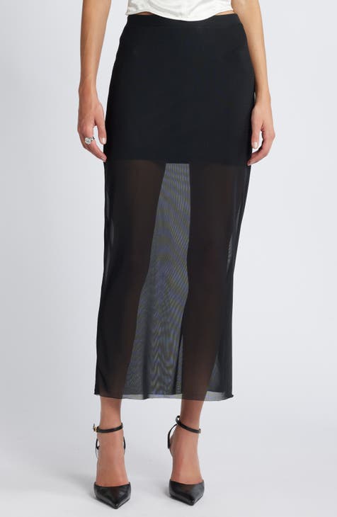 Mesh skirt best sale