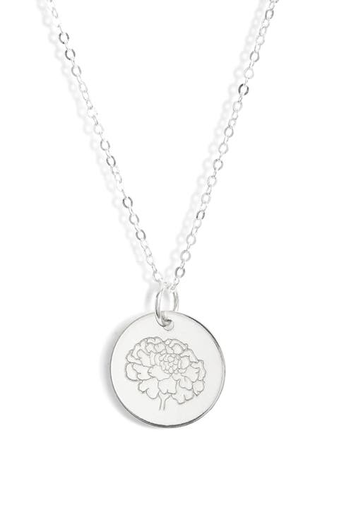 Birth Flower Necklace