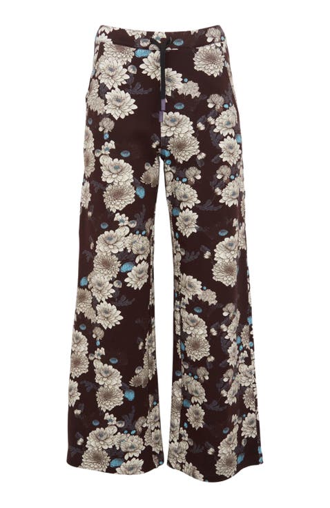 Paige Wide Leg Brushed Knit Pant