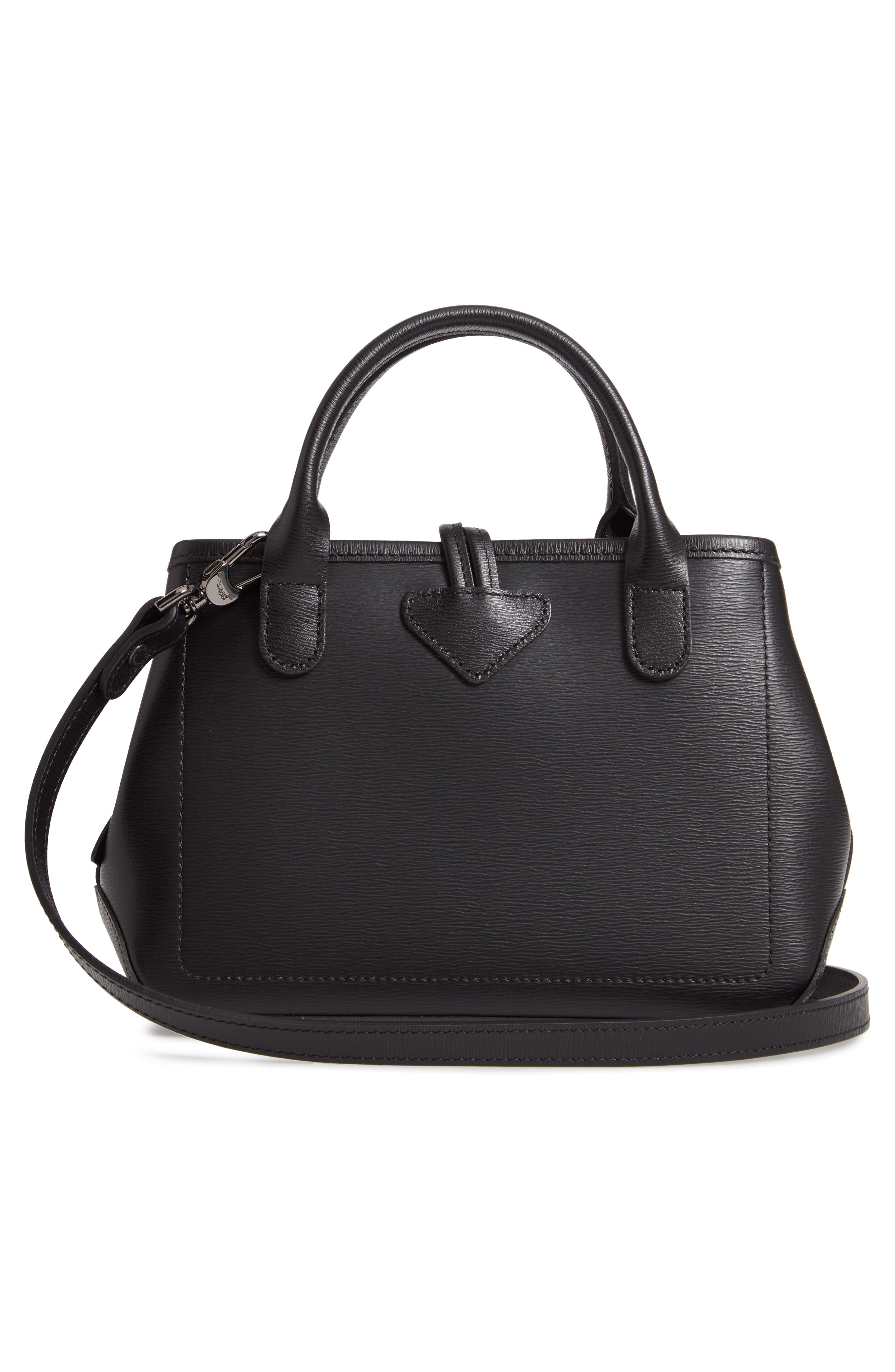 Longchamp Mini Roseau Leather Crossbody Bag, Alternate, color, 