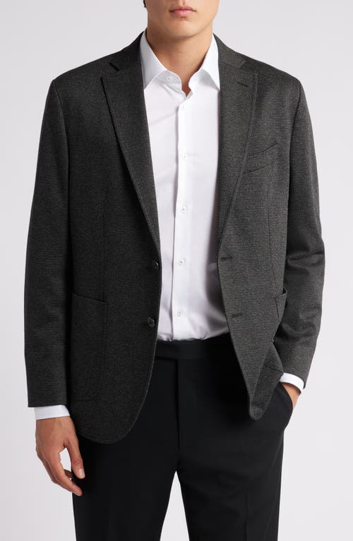 GRUNER 1949 Alfi Textured Knit Sport Coat in Charcoal  product