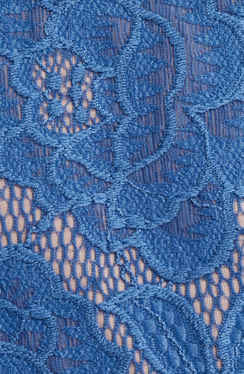 Tahari ASL Bonded Lace Jacket, Alternate, color, Blue Petal