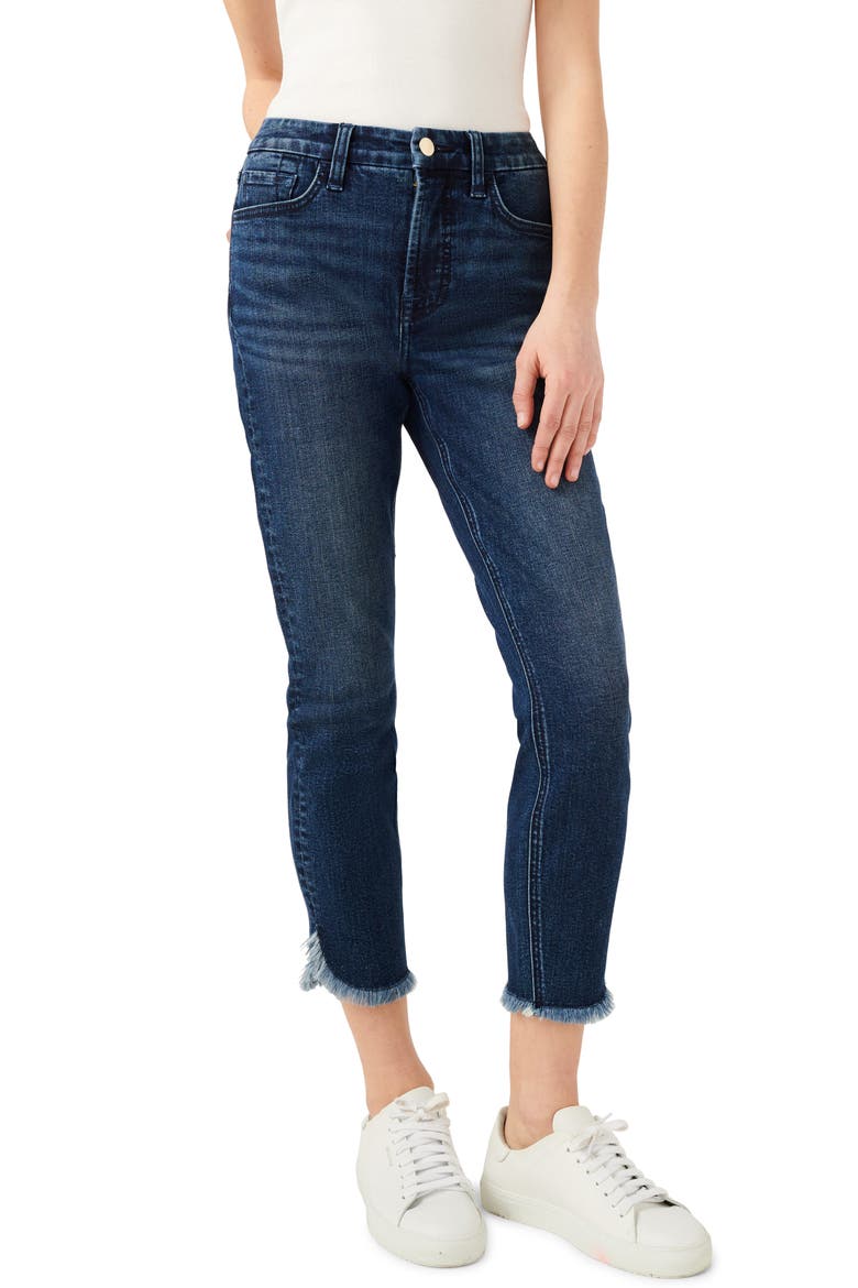 Fray Tulip Hem Crop Skinny Jeans, Main, color, SONOMA