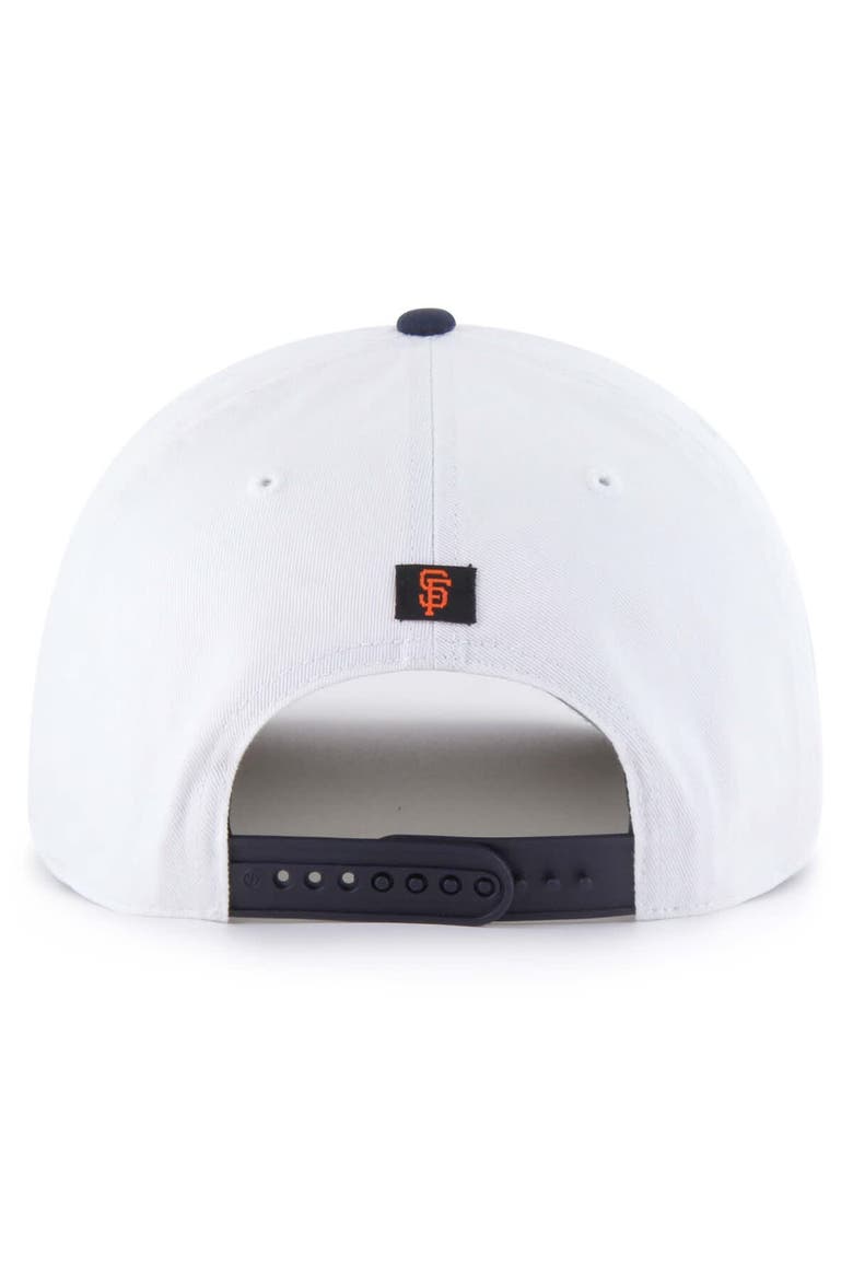Men's '47 White San Francisco Giants Patriotic Overhand Hitch Adjustable Hat, Alternate, color, White