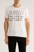 John Varvatos Stars Raw Edge Graphic T-Shirt