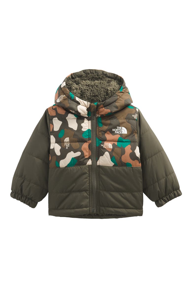 Mount Chimbo Water Repellent Reversible Hooded Jacket, Main, color, NEW TAUPE GREEN