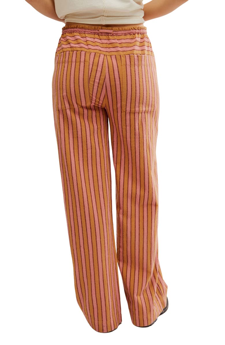 Free People Hudson Canyon Stripe Wide Leg Pants, Alternate, color, 