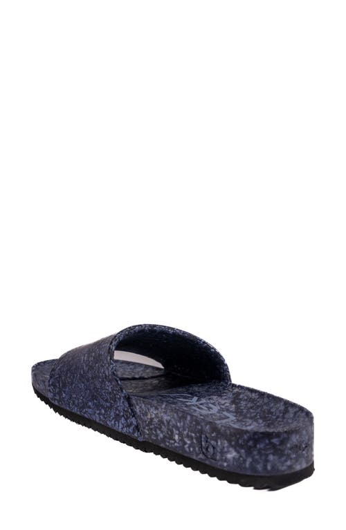 Fleks East Beach Slide Sandal In Blue