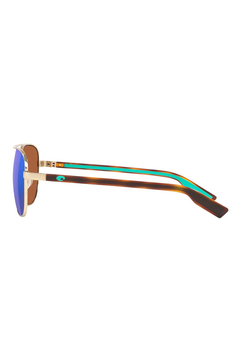 Peli 57mm Polarized Pilot Sunglasses, Alternate, color, GREEN