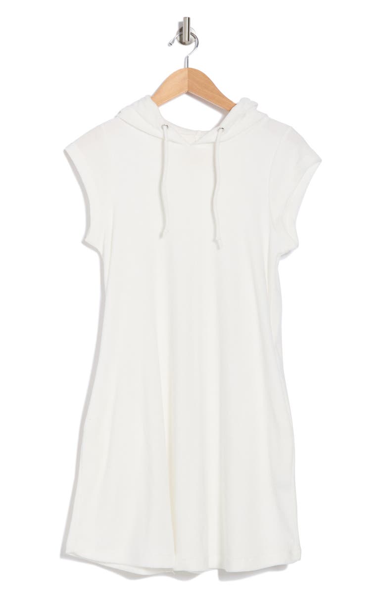 Elan Hooded Terry Cover-Up Dress, Alternate, color, 