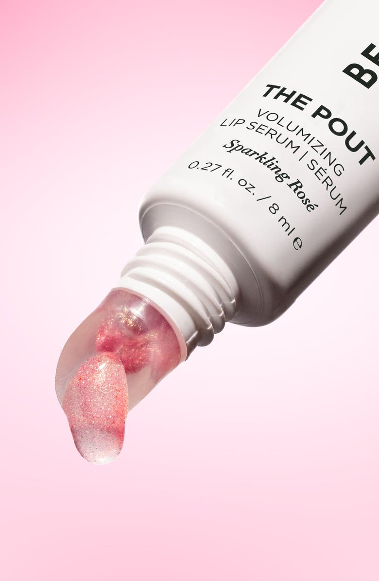BeautyBio The Pout Sparkling Rosé Volumizing Lip Serum Mini Ornament, Alternate, color,