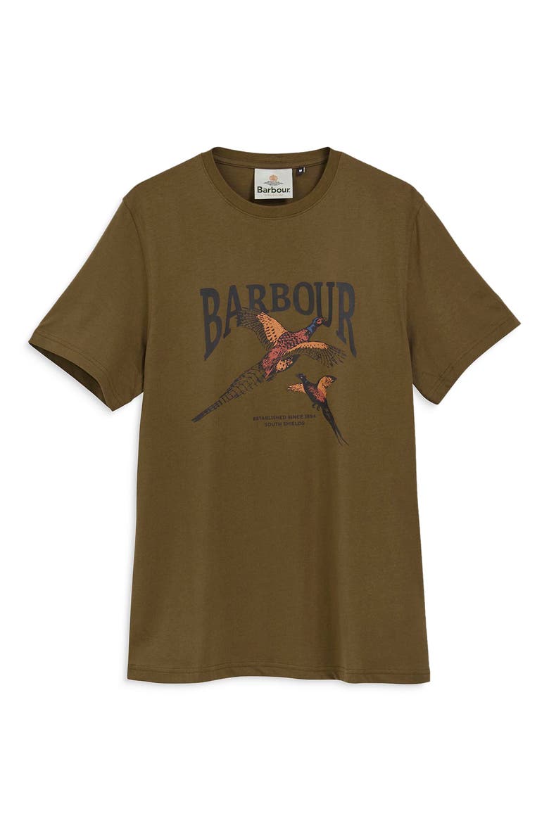 Pheasant Graphic T-Shirt, Alternate, color, BEECH