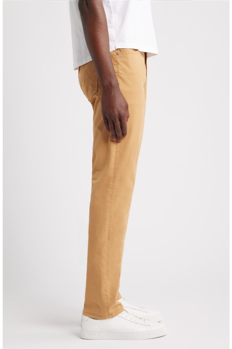 Everett Stretch Sateen Slim Straight Pants, Alternate, color, GOLDEN HICKORY