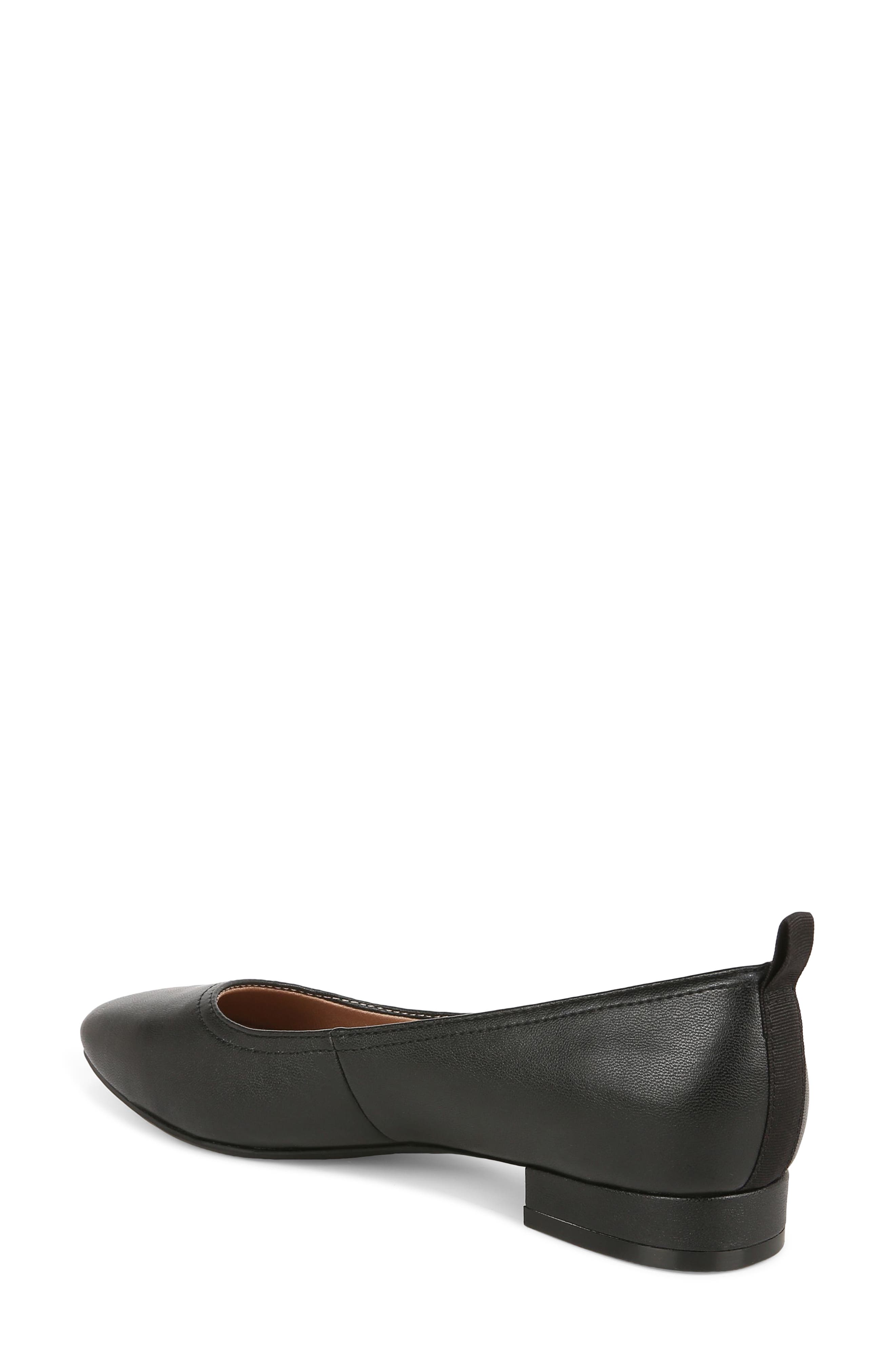 LifeStride Cameo Flat - Wide Width Available, Alternate, color, Black Leather