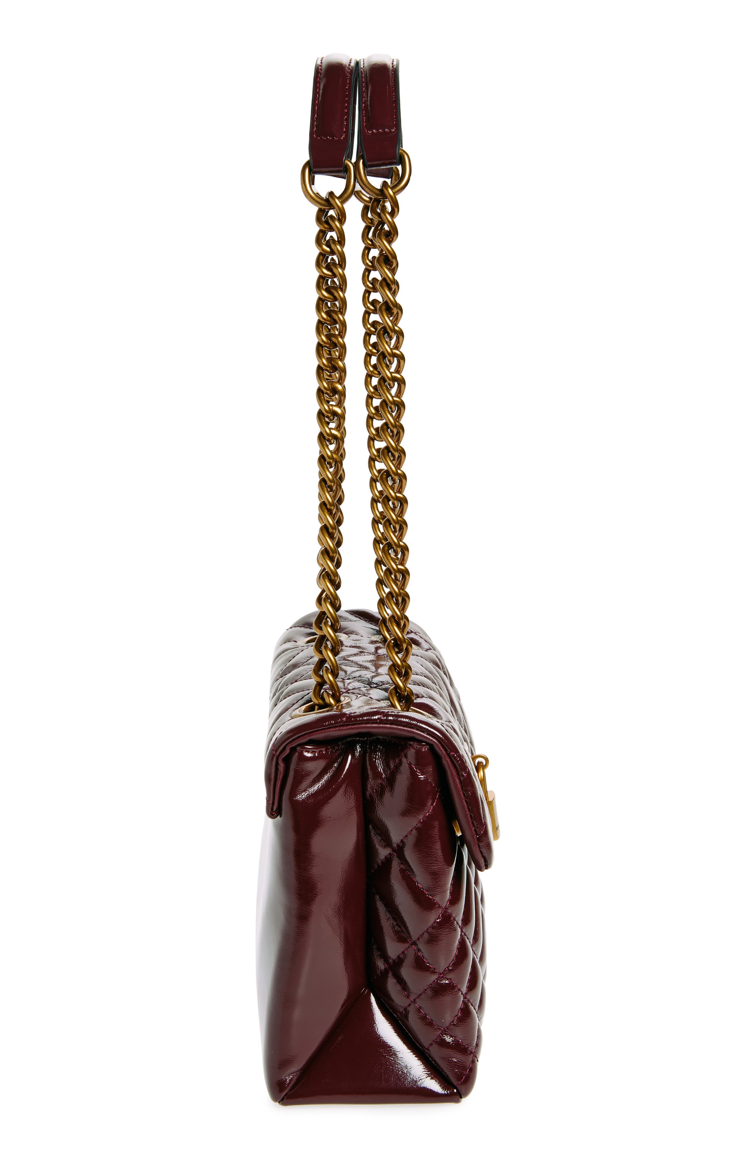 Kurt Geiger London Brixton Lock Leather Shoulder Bag, Alternate, color, 