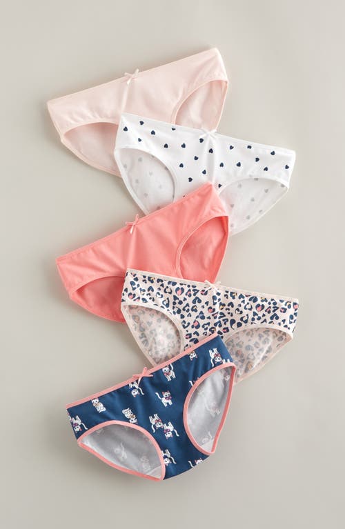 Nordstrom Kids' Assorted 5-pack Hipster Briefs In Multi