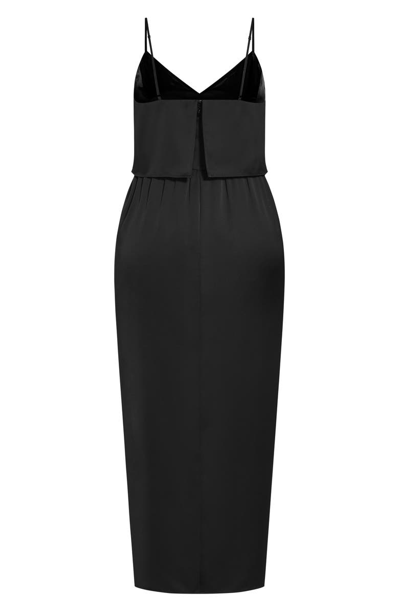 City Chic Baby Frill Midi Dress, Alternate, color,