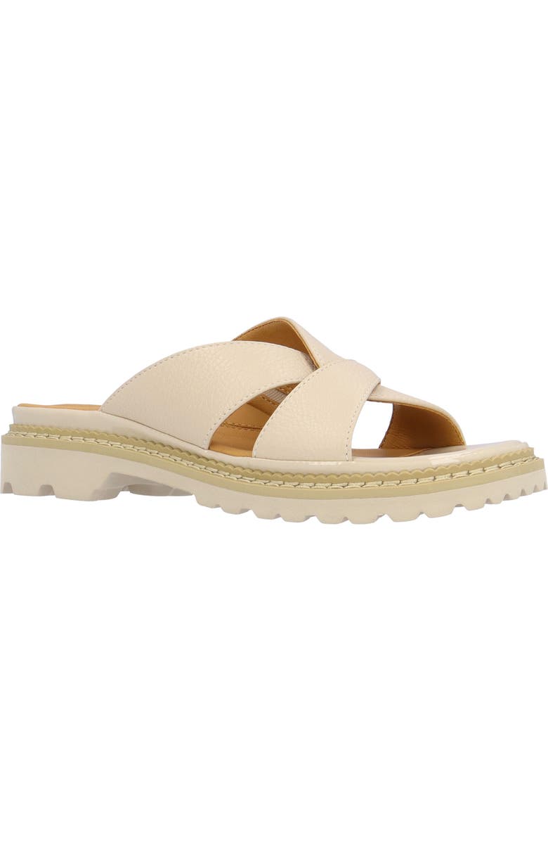L'Amour des Pieds Deryn Slide Sandal, Main, color, Cream