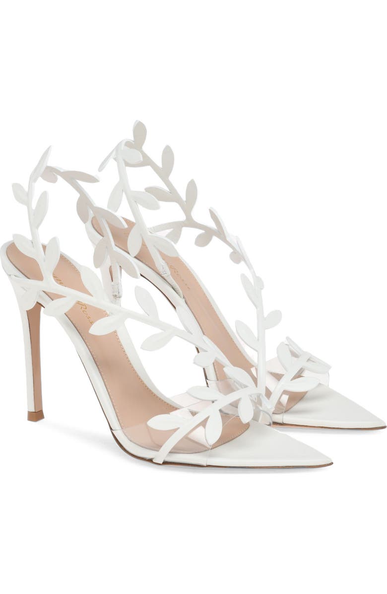 Gianvito Rossi Flavia Sandal, Alternate, color, White