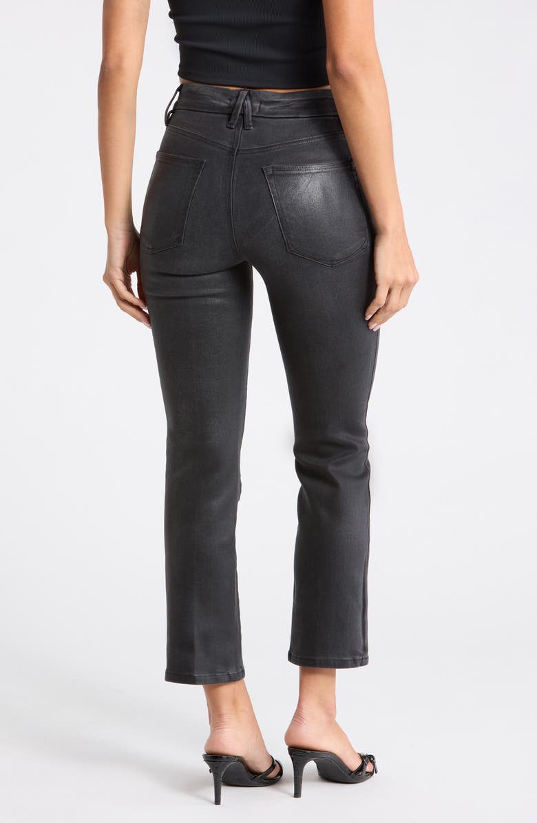 Good American Soft Tech Good Legs Straight Jeans, Alternate, color, Black402