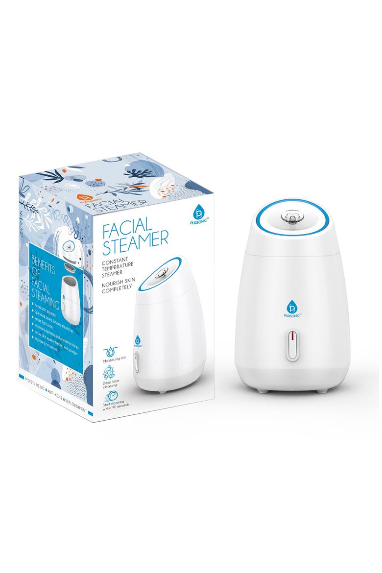 Facial Steamer Hot Mist Moisturizing Spa, Alternate, color, White