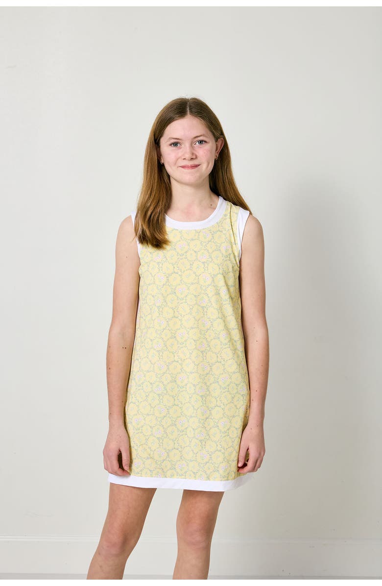 Courtside Kids Girls Lemon Love Dress, Alternate, color, Lemon