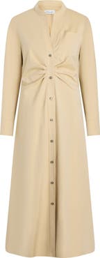 Callas Milano GENNY Longsleeve Shirtdress Pale Camel