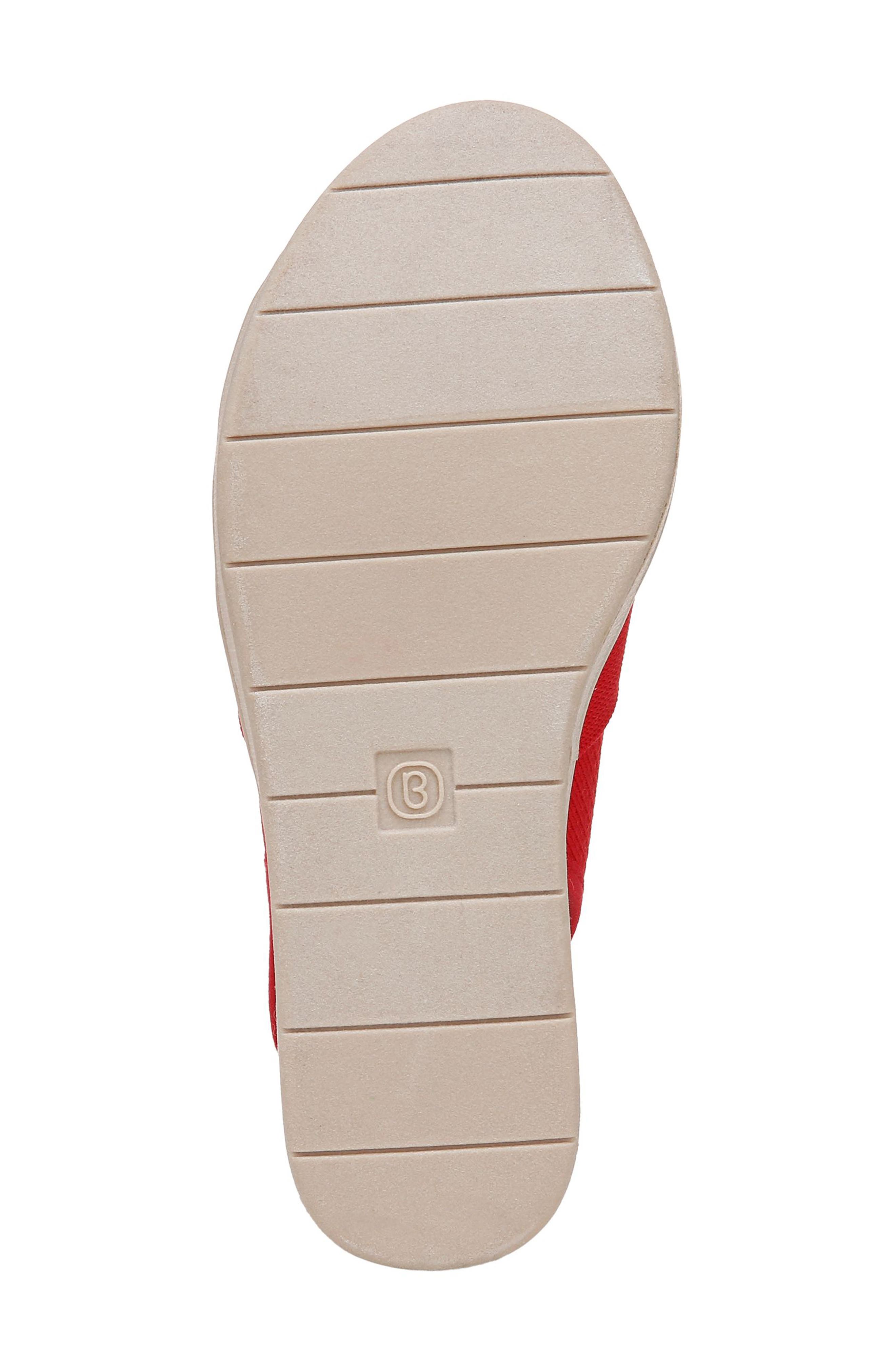 Bell Slingback Wedge Sandal, Alternate, color, RED KNIT