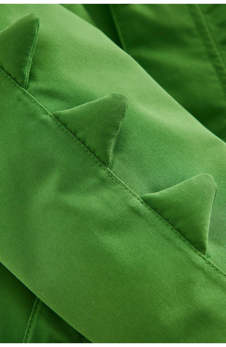 Mini Boden Kids' Waterproof Monster Raincoat, Alternate, color, Broccoli Monster