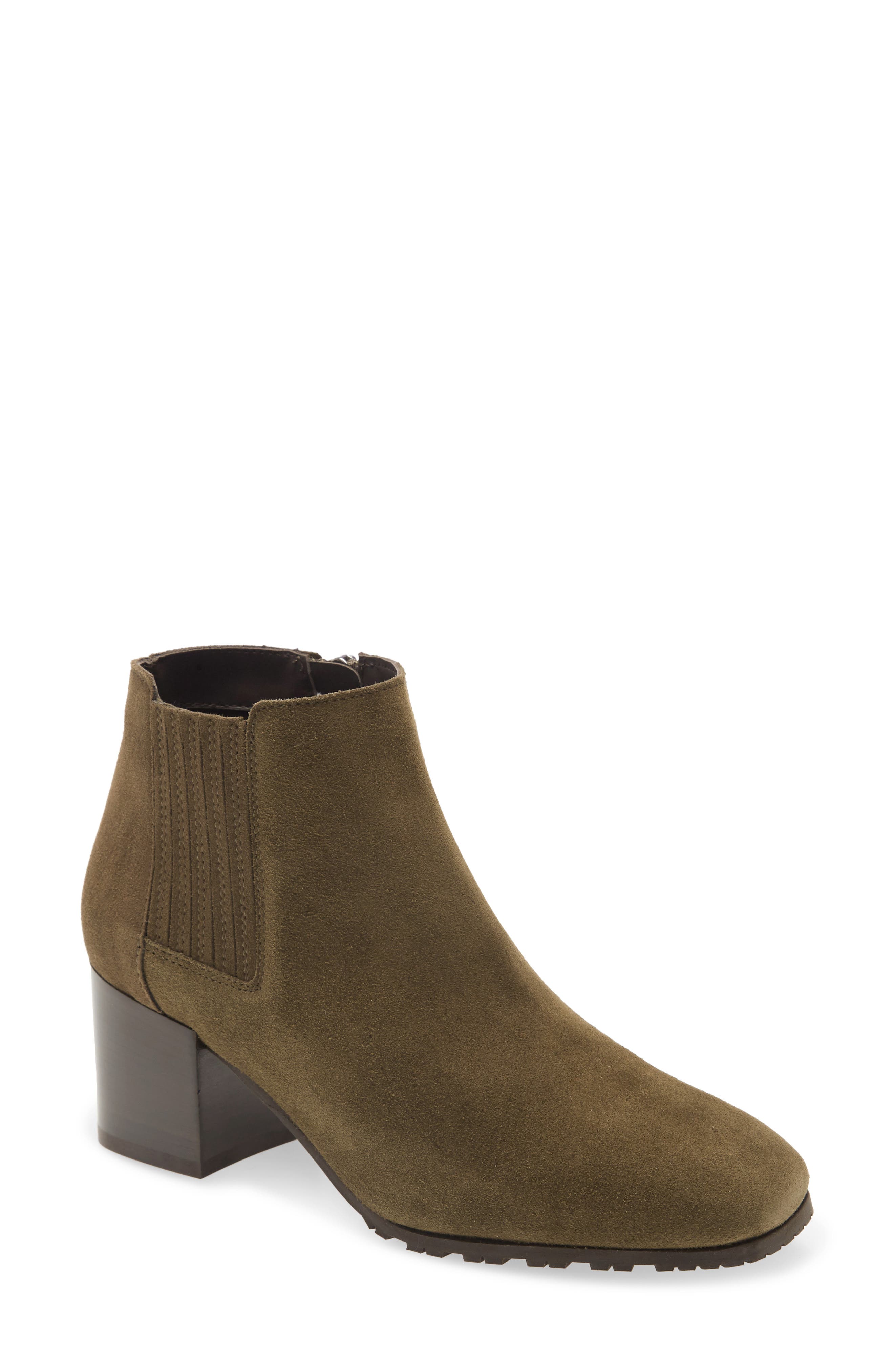 Weatherproof Block Heel Bootie, Main, color, HERB