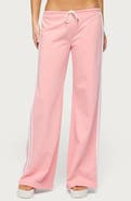 EDIKTED Cammile Contrast Stripe Sweatpants