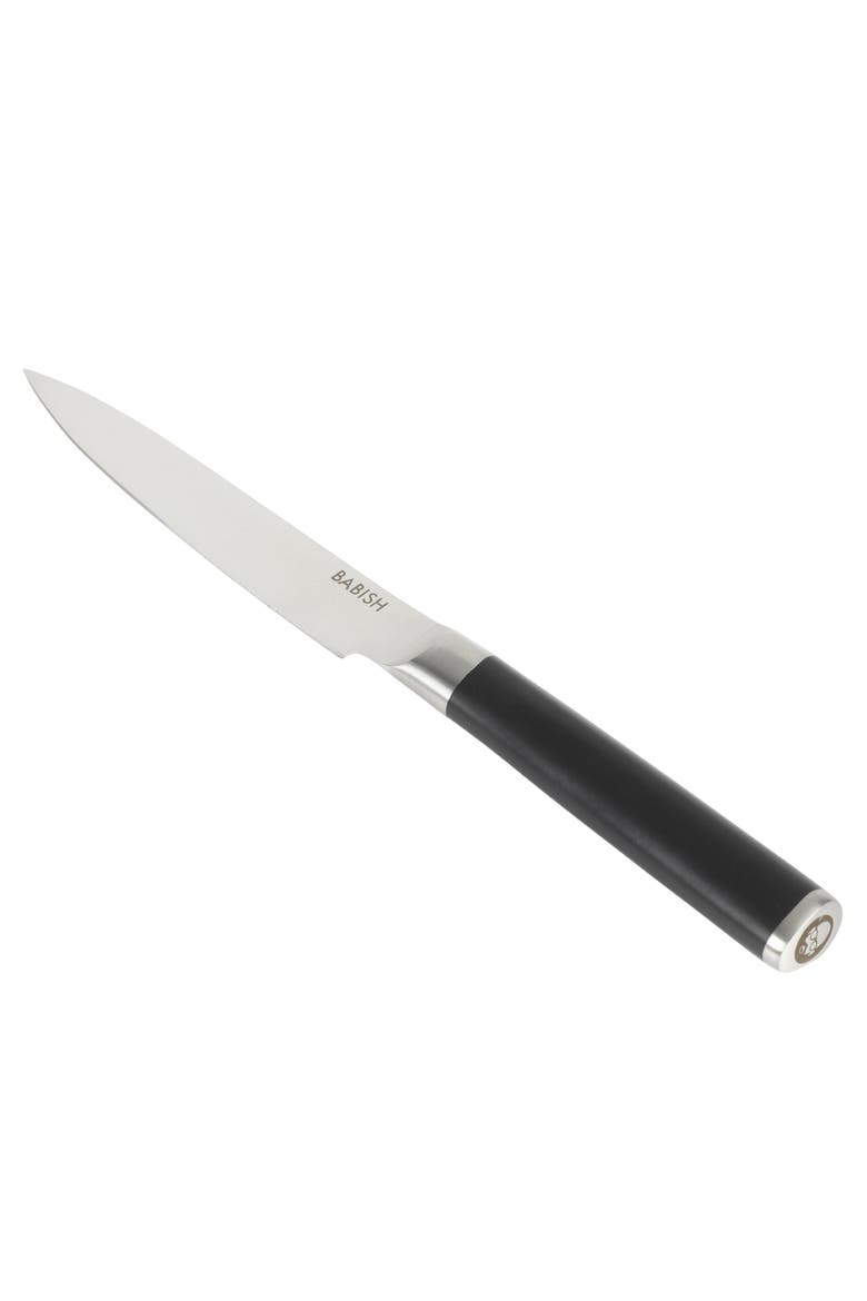 High Carbon German Steel Full Tang Forged Utility Knife, Alternate, color, Stainless Steel