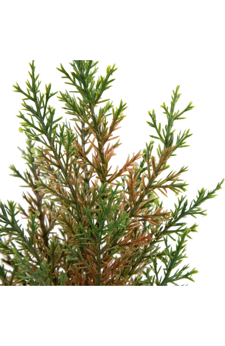 Northlight Mini Cedar Artificial Christmas Trees - 10" - Set of 3, Alternate, color, Red