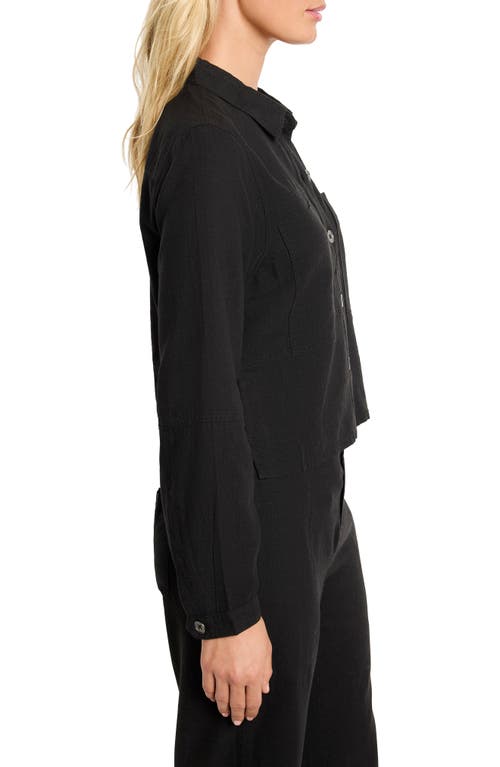 Nic + Zoe Nic+zoe Rumba Linen Blend Shirt Jacket
