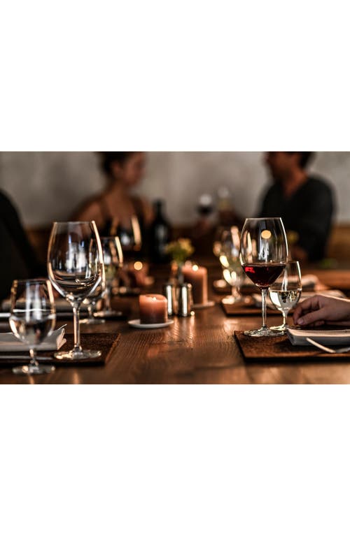 Schott Zwiesel Banquet Set Of 6 Bordeaux Red Wine Glasses In Transparent