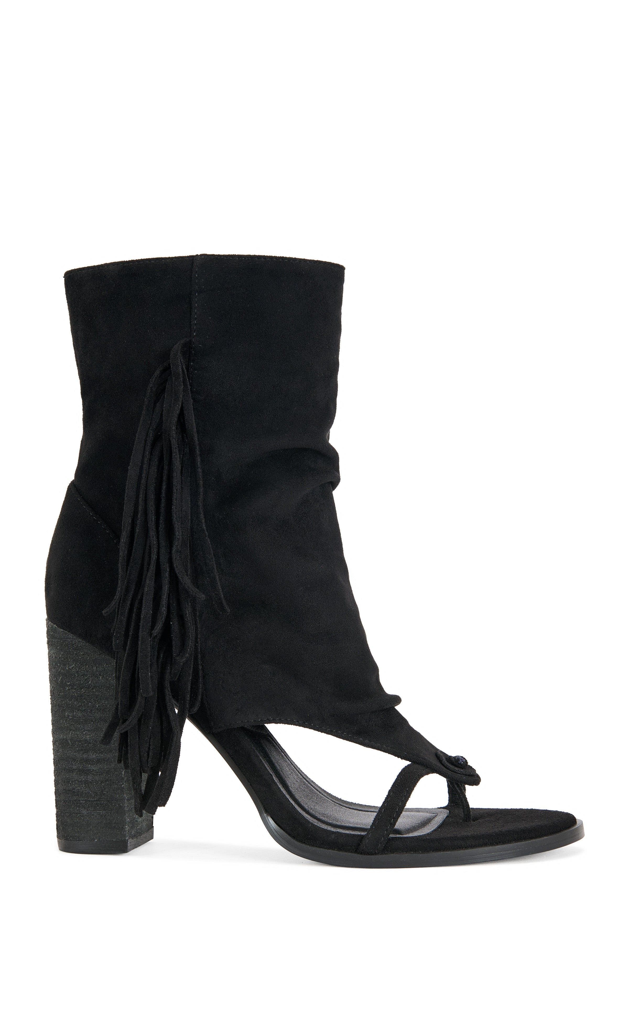 AZALEA WANG Paco Block Bootie, Main, color, Black