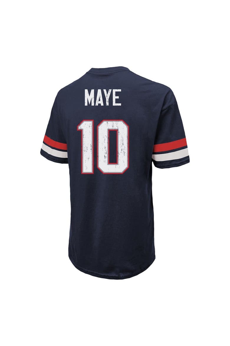 Men's Majestic Threads Drake Maye Navy New England Patriots  Oversized T-Shirt, Alternate, color, Navy