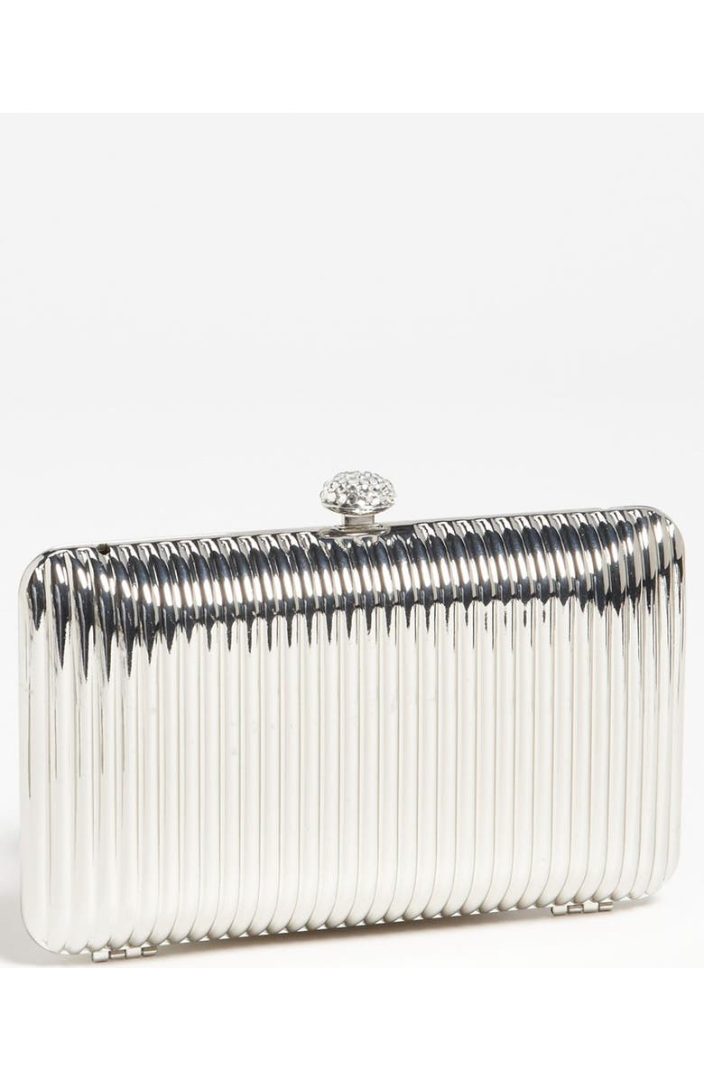 Glint Linear Ridge Clutch, Main, color,