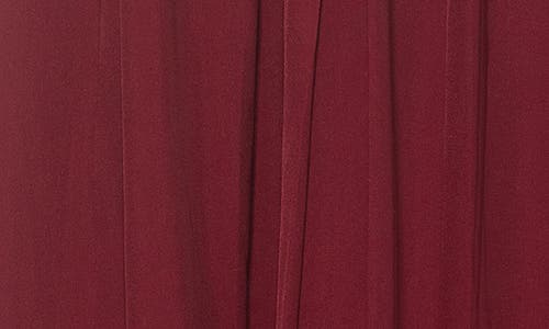 Alexia Admor Oren Pleated Midi Skirt In Burgundy